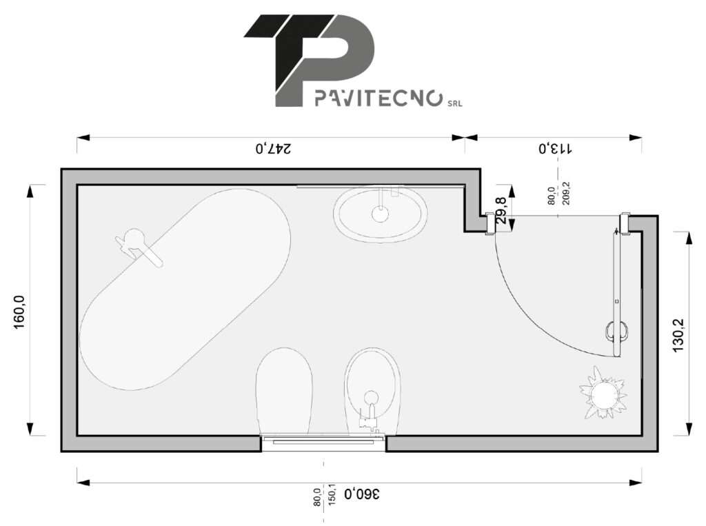 Progetto Bagno Pavitecno a Vicenza